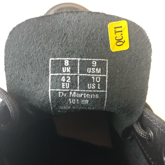 Dr. Martens 101 Brando Triple Black boots size 9 men’s 10 women’s brand new! - Picture 2 of 16